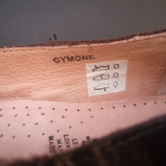 Spring Step Cymone Ladies Size 6 Leather Upper Dark Brown Slip On Shoes - Picture 4 of 8